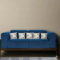 Trance Home Linen Set of 5 Premium Cotton 12x12 inch Cushion Covers for Sofa and Diwan | Small Cushion Covers – (12x12 inch | 30cmx30cm, Car Orange) – Set of 5