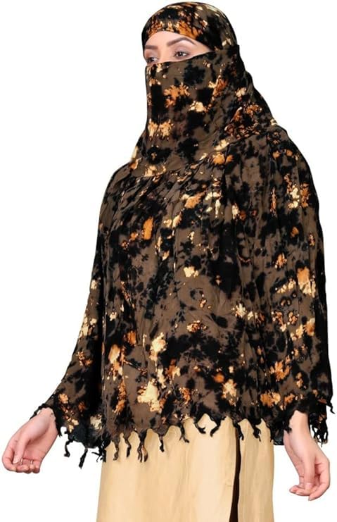 VASTTRAM Women's Pure Cotton Long Scarves Scarf Cum Mask usable for Driver Anti Pollution Full Face Cover With UV Sun Rays Protection
