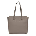 The Gusto Beyond Plus - Premium Vegan Leather Tote Bag for Women, Big Size, Grey | Stylish Handbag for women with Zip Closure | Fit for Office Bag, College, Travel Use | Handcrafted in India