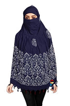 PRACHARAN Women Cotton Stylish Hand Printed Scarf, Anti Pollution Full Face Scarf With Uv Sun Rays Protection Scarf For Women, Dust Scarf (Blue Batik), For Female