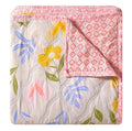 Allora Cotton Reversible Summer Blanket, 200 GSM Cooling Quilt Dohar, Classic Printed Design Comforter for Single Double Bed, AC Blanket, Gift Item (Pink, Single) Kafalo