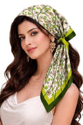 Wirkqeez Silk Head Scarf for Women – Luxury Satin Silk Hair Scarf, Soft Bandana Wrap for Sleeping, Hair Protection & Styling (Multicolor_06)