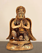 ARTVARKO Brass Garuda Idol Statue Vishnu's Vehicle Eagle Height 3.5 