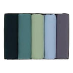 URSHIA Georgette Hijab Pack of 5 - Diamond and Malaysian Georgette (Pack of 5 - H)
