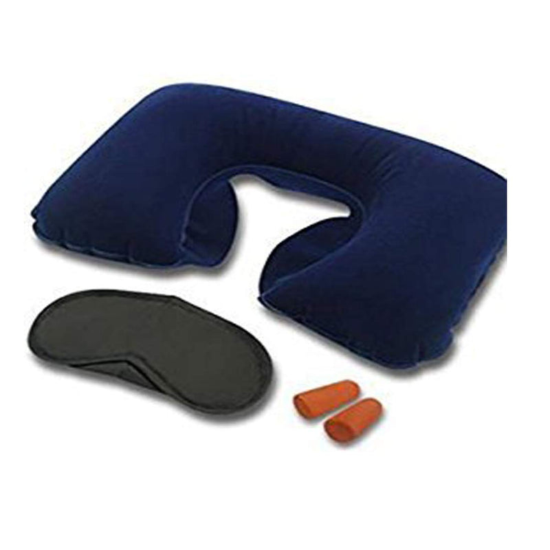 GREELI Rover Travel Neck Pillow – Soft Fiber Filled with Snap Button, Plush Fabric, for Flight, Bus, Car, Neck Pain Relief (Grey with Eye Mask)