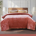 ABRAZO 470 GSM Dual Season Mink Blanket 2.5 KG for AC Room & Mild Winter | Reversible Solid Color | Double Bed 220x240 cm Soft Blanket/Dohar/Quilt/Comforter – Camelia Pink Kafalo