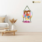 Artvibes Cute Couple Wall Hanging For Home Decor | Couple Gifts | Valentine Decor Items For Girlfriend Boyfriend Husband Wife | Living Room Decoration (Wh_8303N) - Engineered Wood