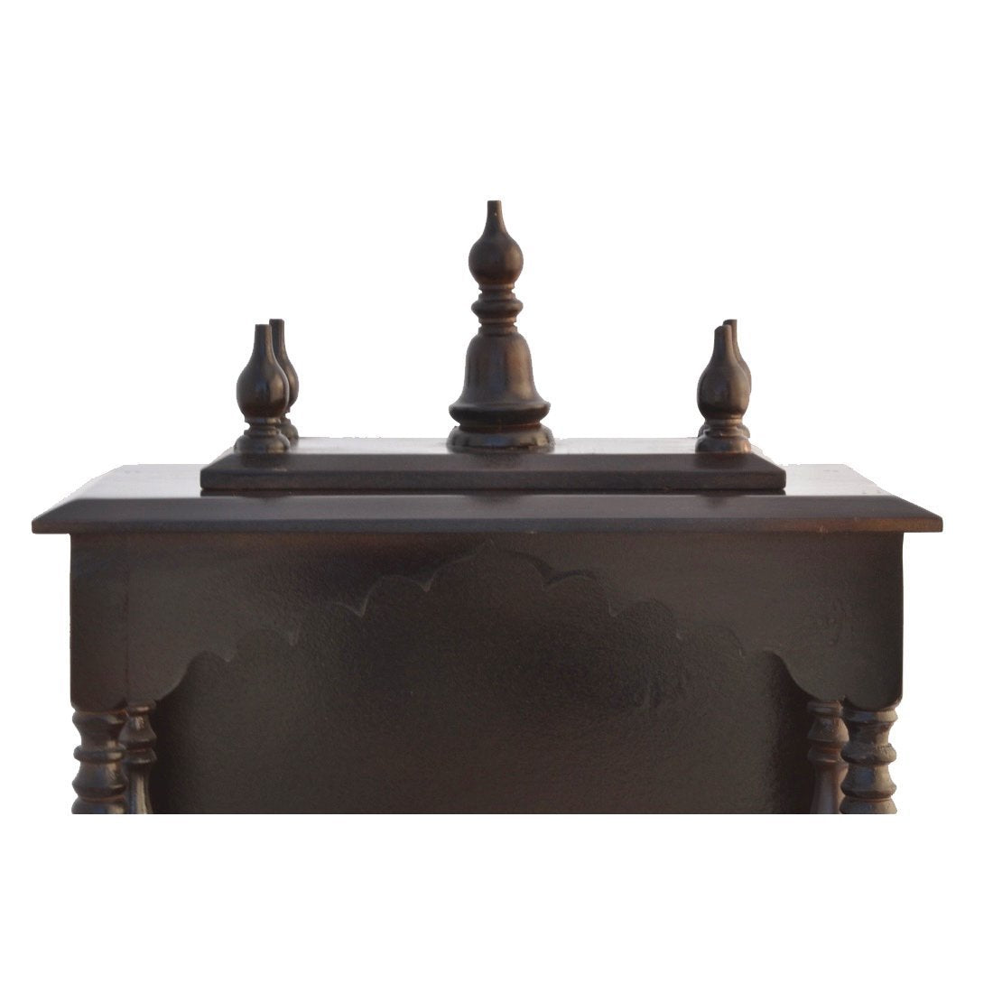 Jodhpur Handicrafts Wood Home Temple (20 x 12 x 24 inch, Beige)