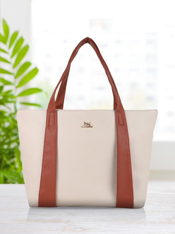 MINI WESST London Tote | Spacious Interior | Lightweight | Vegan Leather | Travel | Shopping | Office | Picnic