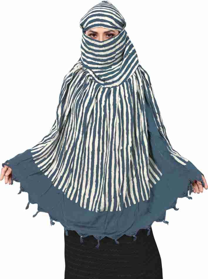 Vinsh Enterprise Cotton Long Scarf Cum Mask Scarves Usable for Vehicle Driver | White Printed Design | Universal Size | For Girl & Women | Soft & Breathable Sun Protection (Lining - Grey)