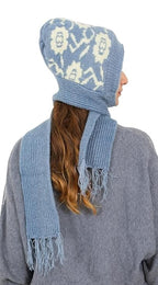KmCho LightGray Woolen Muffler for Women - Soft Warm Winter Scarf - Stylish & Cozy - (Pack of 1)