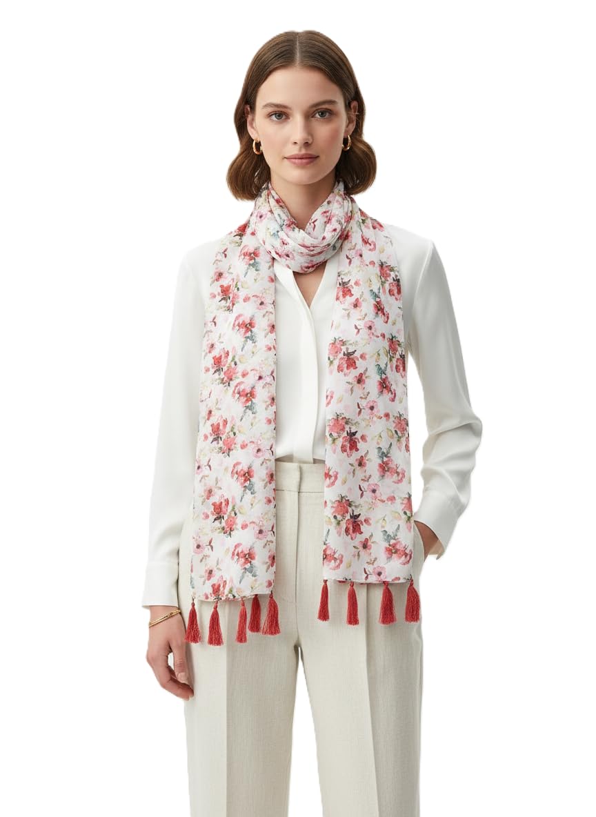 SAHIL SCARF Premium Multicolor Fancy Scarf Lightweight & Comfortable for All Seasons (22x72inch)