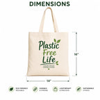 Artizanvilla Eco-Friendly Canvas Tote Bag for Women & Men | Reusable Cotton Shopping Tote Bag with Printed Design | Large Capacity Shoulder Bag for Grocery, Office, College & Daily Use