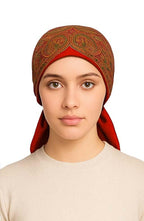 CHACKO Women's Woolen Winter Scarf | Soft & Warm Cold Weather Wrap Muffler Shawl | Stylish Winter Accessory | Pack of 1_Red