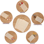 Cotton Drawstring Bags Small Reusable Muslin Bag Sachet Bag for Party Wedding Storage Home Supplies,8 PCS 7x10 Inches.