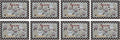 PRAKARTIK BY INDUARTS Latte Coffee Love Eco-Friendly Cotton Dining Table mats – Reusable, Machine Washable, Everyday Use Multi Rectangular Placemats, Set of 8 (33x47 cm) Kafalo