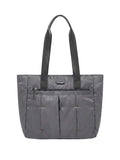 CELEBRINO Spacious Tote Handbag for Women | Nylon Hand Bags with Multiple Zip Compartments | Waterproof Large Shoulder Bag for Office, College, Travel & Shopping | Multi Pocket Zipper Handbags