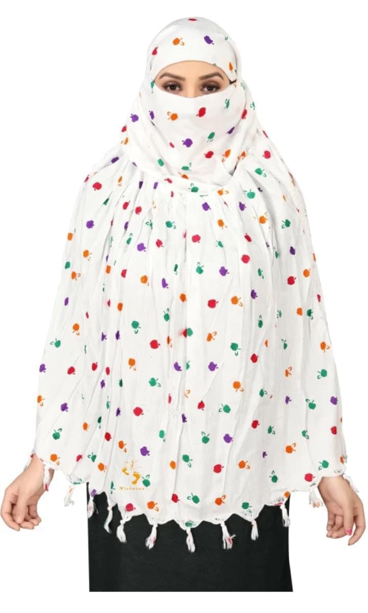 VASTTRAM Women's Pure Cotton Long Scarves Scarf Cum Mask usable for Driver Anti Pollution Full Face Cover With UV Sun Rays Protection