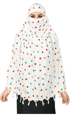 VASTTRAM Women's Pure Cotton Long Scarves Scarf Cum Mask usable for Driver Anti Pollution Full Face Cover With UV Sun Rays Protection