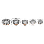 Set of 5 Copper Coated Stainless Steel Handi Set with Lids | Serving & Storage Bowls for Kitchen, Dining & Traditional Indian Meals | Mirror Finish Multipurpose Cookware Set