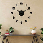 VIBECRAFTS Classic Bold Style Big Size 3D Acrylic Wall Clock for Home Decor, Office, Living Room, Bedroom, Cafe's, Gifts (WWCVC1Pcs_20003)