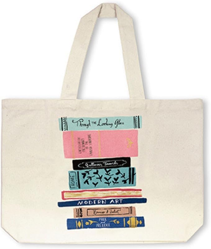 BROGBUS Classics Canvas Tote Bags for Women Girls Canvas Handbag Zipper Large Capacity Shoulder Bag for College Office Use