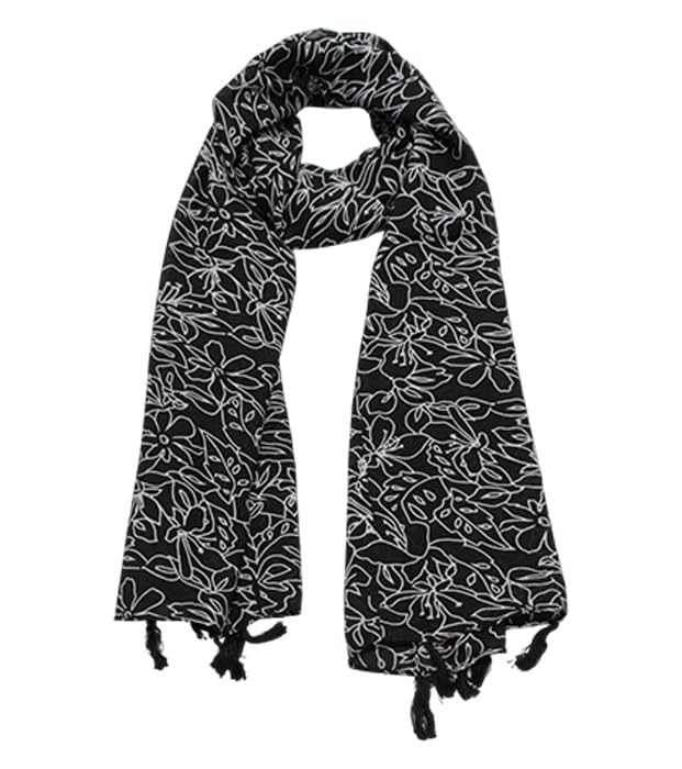 FLIHAUT Women’s Chiffon Georgette Printed Scarf/Stole Combo Pack of 5 | Lightweight Multipurpose Fashion Scarves for Casual, Office & Party (50x172 cm)