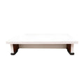 CHISELCHANT Wooden Mandir Stand for Home Temple White Pooja Chowki for Idols Heavy Duty Pooja Stand Table Anti-Slip Base Platform for Home Décor