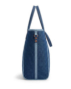 LEWULT Women's Floral Denim Tote Bag | Large Shoulder Handbag for Daily Use