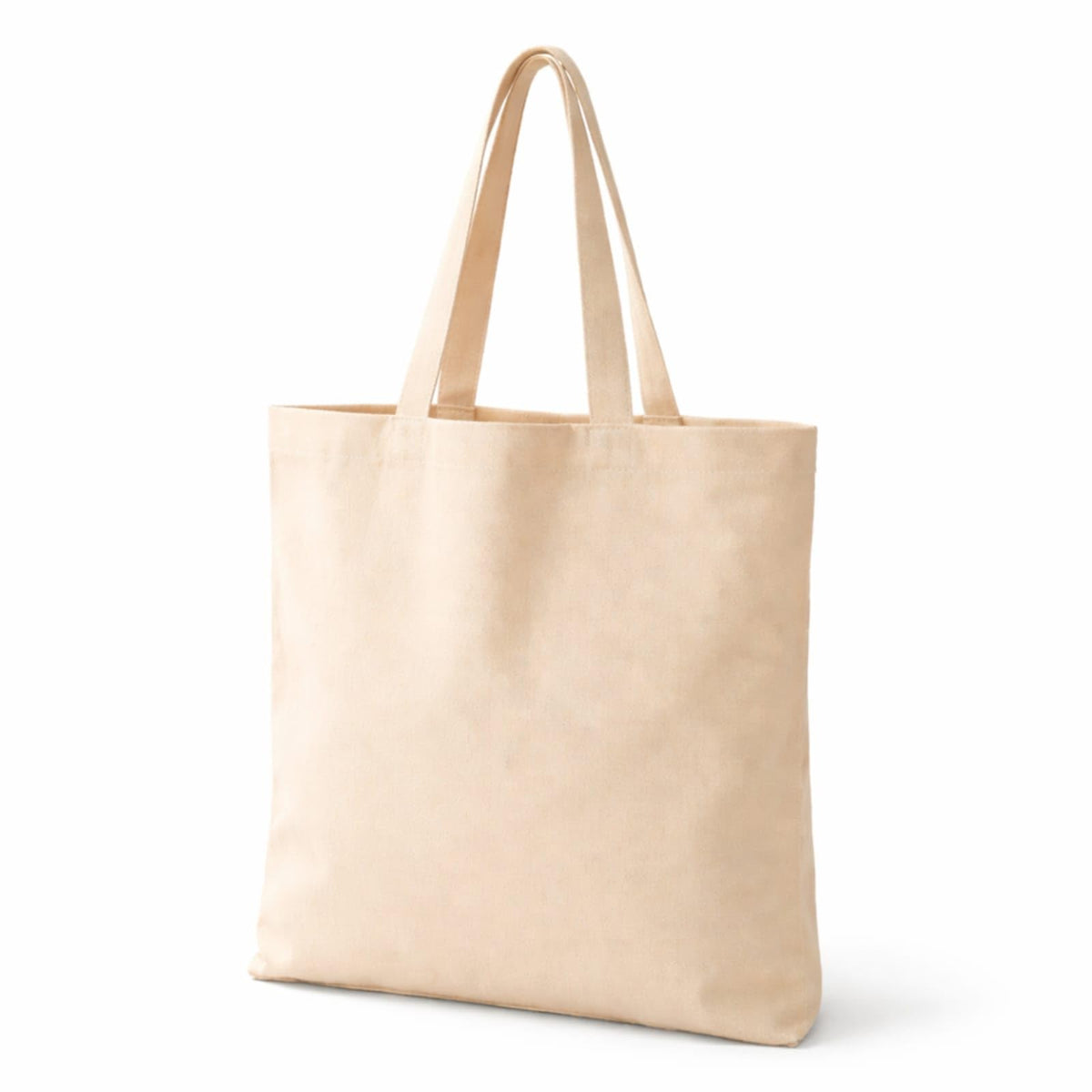 Normal Tote Bag | 100% Cotton Canvas Tote Bags with Long Handles | Reusable Eco-Friendly Shopping & Grocery Bag | Durable Plain Tote Bag for College, Office & School Use (Pack of 2)
