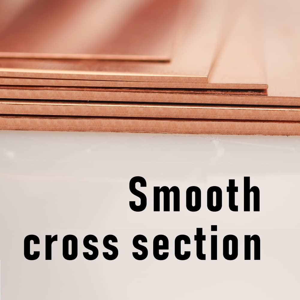 ART IFACT 1 Piece of Pure Copper Earth Plate 150mm x 150mm x 1mm - Safe Earthing Plate for Household and Industrial Earthing