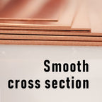ART IFACT 1 Piece of Pure Copper Earth Plate 150mm x 150mm x 1mm - Safe Earthing Plate for Household and Industrial Earthing
