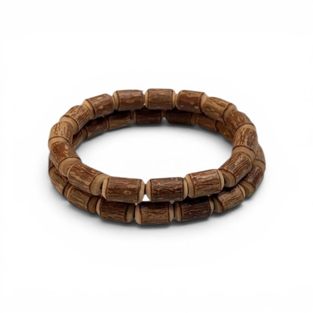M -Vrindavan- Natura tulsi bracelet with certified Tulsi Hand Made Bracelet for Men and Women|| Bracelet for Wearing, Prayers and Gifting| Prayer | Yoga | Meditation bracelet -Pack of 2-Magic Bracelets ....