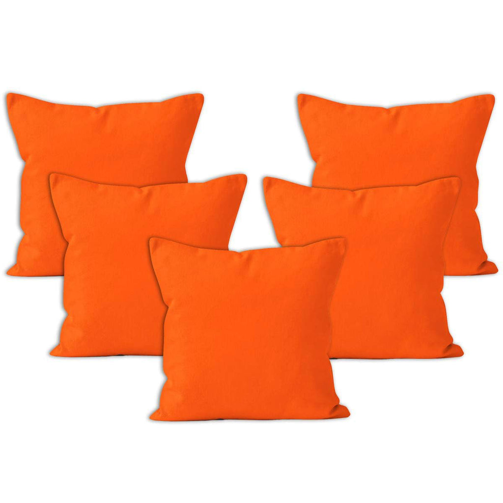 Encasa XO Cushion Covers, No Inserts, Cotton Throw Pillow Cases