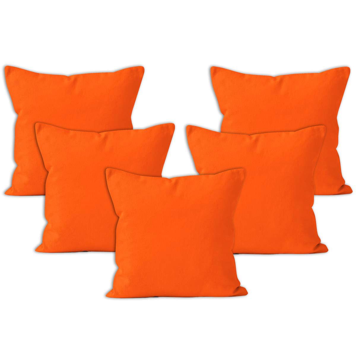 Encasa XO Cushion Covers, No Inserts, Cotton Throw Pillow Cases