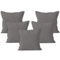 Encasa XO Cushion Covers, No Inserts, Cotton Throw Pillow Cases