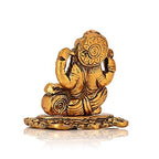 White Metal Gold Color Ganesh Reding Book