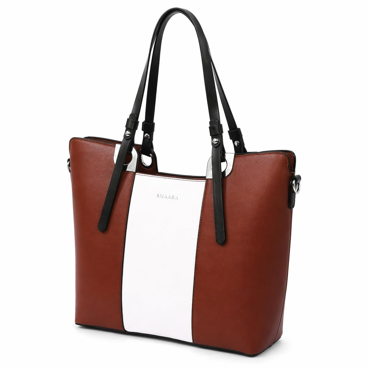 SMAARA Trielegance Stylish Tote Bag for Women, Coffee