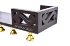 WOOD KARTINDIA Wall Mount Temple for Home,Wooden Home Temple/Wall Shelf/Pooja Mandir/Pooja Stand/Wooden Mandir/Devghar/Devara/Multipurpose Shelf (Brown2)