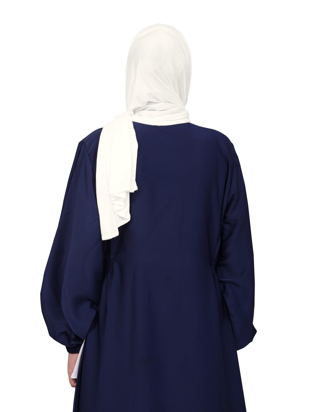 Markaz Hijab Women's Polyester Fabric Solid Pattern Suitable For Daily, Casual, Office wearJersey Hijab stoles for women Free size, Off White