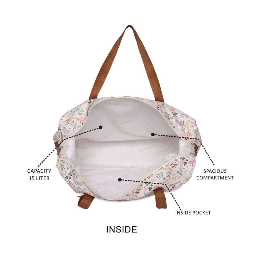 ASTRID Printed Tote Bag For Women And Girl Medium Size With Zipper Closure (MULTICOLOR)