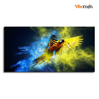 VIBECRAFTS Canvas Paintings for Living Room Drawing Room Flying Parrot Premium Canvas Wall Painting Fitted With Wooden Frame for Home|Office|Gift(PTVCH_2312)