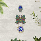 Artvibes Beautiful Butterfly MDF Wood Wall Hanger Ornaments For Vastu For Home Decoration | Livingroom | Spiritual Decor Items | Wall Illustrations | Ethnic Wall Decor | Wall Art Print (WH_8501NN)