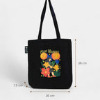 CLAN EARTH Plant momma eco-friendly cotton canvas tote bag | Zipped Tote | Made In India