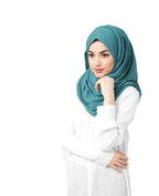 ICW Female Soft Chiffon Georgette Scarves Shawl Stoles Long Scarf Wrap Head Scarves (Pack Of 6),Multicolor