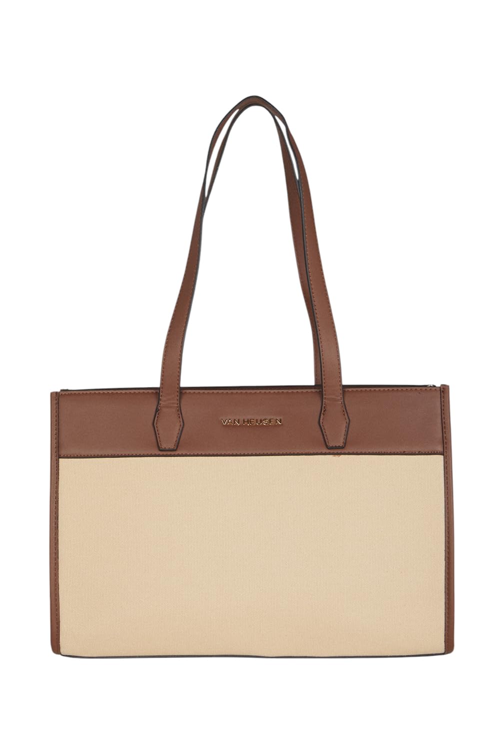 Van Heusen_Womens__Tote Bag_(VWSS25SMU0237_BEIGE/BROWN_)