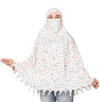 VASTTRAM Women's Pure Cotton Long Scarves Scarf Cum Mask usable for Driver Anti Pollution Full Face Cover With UV Sun Rays Protection