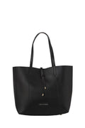 Van Heusen womens Handbag with Cross edge (Black)