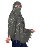 HETVIN Scarf and Face Mask for Women | Soft, Comfortable, and Reusable | Perfect for Travel, Outdoor Sports, and Everyday Use (Grey)