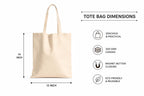 EzySell Canvas Tote Bag for Women and Men, Plain Vertical Shoulder Carry Bag, 300 GSM Reusable Cloth Shopping Tote for Office, College and Daily Use (10)